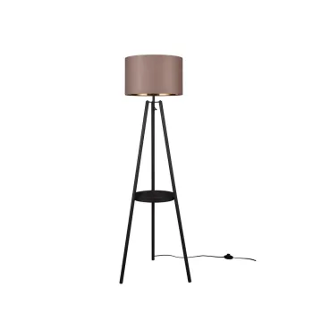 Lampadar negru cu raft (inaltime 152 cm) Colette - Trio imagine