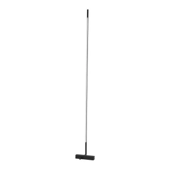 Lampadar negru LED din metal cu abajur din sticla acrilica (inaltime 140 cm) Raccio - Nova Luce imagine