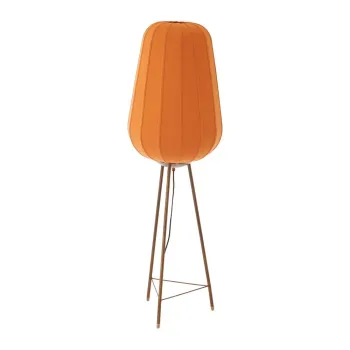 Lampadar teracota cu abajur textil (inaltime 133 cm) Bibury - Light & Living imagine