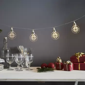 Lant luminos de Craciun 180 cm Ornament - Star Trading imagine