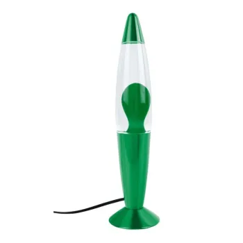 Lava lamp verde din sticla (inaltime 35,5 cm) Funky Rocket Lava - Leitmotiv imagine