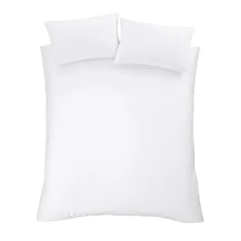 Lenjerie de pat alb din bumbac egiptean pentru pat dublu 200x200 cm - Bianca imagine