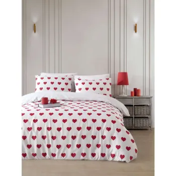 Lenjerie de pat alba pentru pat de o persoana 200x140 cm Chole - Mijolnir imagine