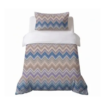 Lenjerie de pat albastra pentru pat de o persoana 200x140 cm Margot - Mijolnir imagine