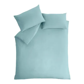 Lenjerie de pat albastra pentru pat dublu 200x200 cm So Soft Easy Iron - Catherine Lansfield imagine