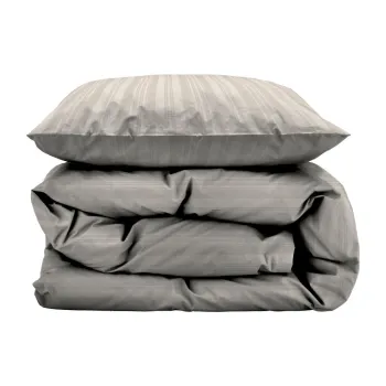 Lenjerie de pat bej din damasc pentru pat de o persoana 140x200 cm Noble - Sodahl imagine