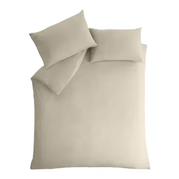 Lenjerie de pat bej pentru pat dublu/extinsa 260x220 cm So Soft Non-Iron - Catherine Lansfield imagine
