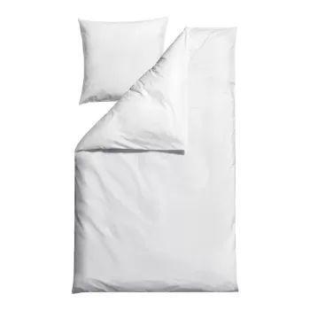 Lenjerie de pat din bumbac organic alb 200x140 cm Wave Optical - Sodahl organic imagine