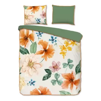 Lenjerie de pat din bumbac organic pentru pat dublu Descanso Organic, 200 x 200 cm imagine