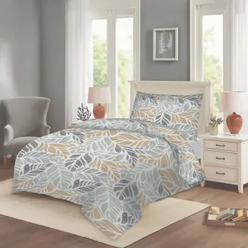 Lenjerie de pat din bumbac pentru pat de o persoana 140x200 cm Sara - Cotton House imagine