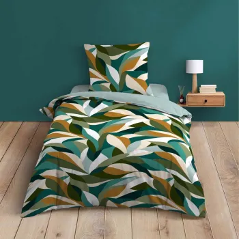 Lenjerie de pat din bumbac pentru pat de o persoana 140x200 cm Swan - douceur d'interieur imagine