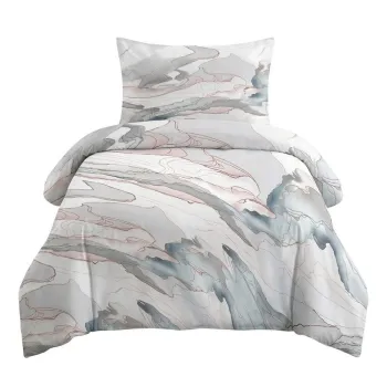 Lenjerie de pat din bumbac pentru pat de o persoana 140x200 cm Tramin - Cotton House imagine