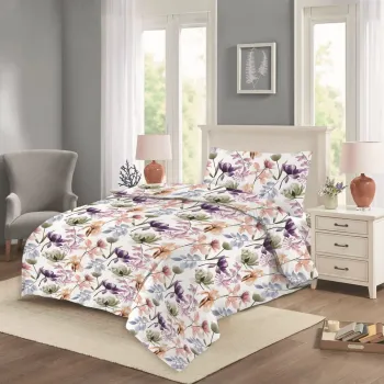 Lenjerie de pat din bumbac pentru pat de o persoana 140x200 cm Verona - Cotton House imagine