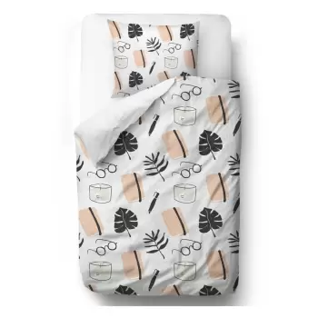 Lenjerie de pat din bumbac satinat Butter Kings Hygge Moment, 135 x 200 cm imagine