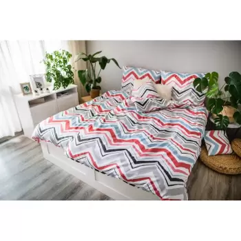 Lenjerie de pat din bumbac satinat Cotton House Marina, 140 x 200 cm imagine