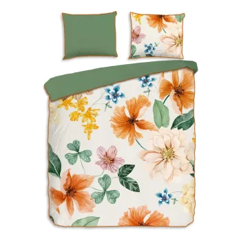 Lenjerie de pat din bumbac satinat pentru pat dublu/extinsa 240x220 cm Annabelle - Descanso imagine