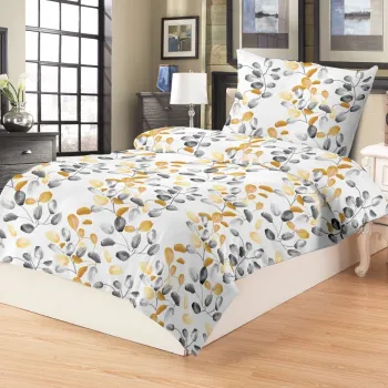 Lenjerie de pat din microplus/cocolino pentru pat de o persoana 140x200 cm Kate - My House imagine