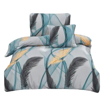 Lenjerie de pat din microsatin pentru pat de o persoana cu 3 piese 140x200 cm Melissa - My House imagine