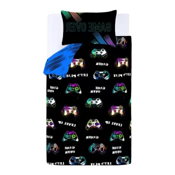 Lenjerie de pat pentru copii 200x135 cm Game Over - Catherine Lansfield imagine