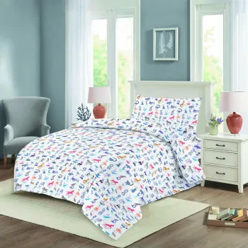 Lenjerie de pat pentru copii din bumbac 140x200 cm Nela - Cotton House imagine