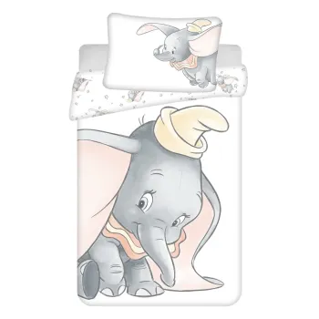 Lenjerie de pat pentru copii din bumbac pentru patut 100x135 cm Dumbo - Jerry Fabrics imagine