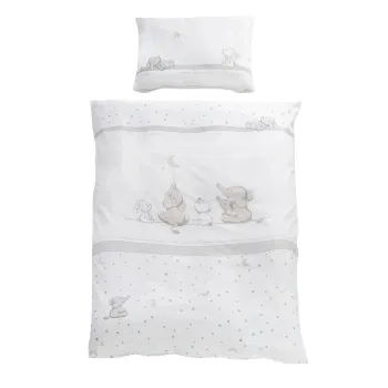 Lenjerie de pat pentru copii din bumbac pentru patut 100x135 cm Strenenzauber - Roba imagine