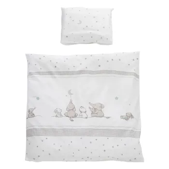 Lenjerie de pat pentru copii din bumbac pentru patut 80x80 cm Strenenzauber - Roba imagine