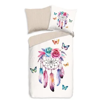 Lenjerie de pat pentru copii din flanela pentru pat de o persoana 135x200 cm Catchy - Good Morning imagine