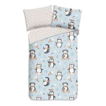 Lenjerie de pat pentru copii din flanela pentru pat de o persoana 140x200 cm Jani - Good Morning imagine