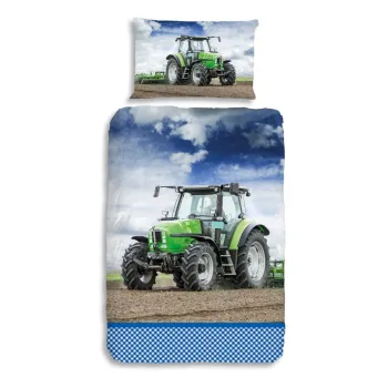 Lenjerie de pat pentru copii din flanela pentru pat de o persoana 140x200 cm Strong - Good Morning imagine