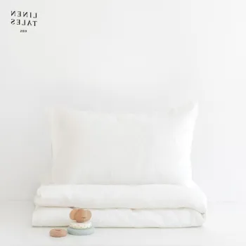 Lenjerie de pat pentru copii din in pentru patut 100x140 cm - Linen Tales imagine