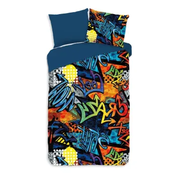 Lenjerie de pat pentru copii din microfibra pentru pat de o persoana/extinsa 140x220 cm Jeff - Good Morning imagine