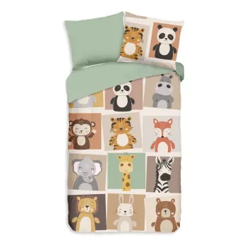 Lenjerie de pat pentru copii din microfibra pentru pat de o persoana/extinsa 140x220 cm Ranger - Good Morning imagine