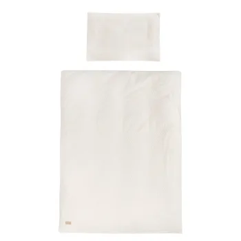 Lenjerie de pat pentru copii din muselina pentru patut 100x135 cm Seashells - Roba imagine