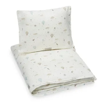 Lenjerie de pat pentru copii, fildes din bumbac organic pentru patut 100x140 cm Dreamland - Cam Cam Copenhagen imagine