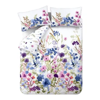 Lenjerie de pat pentru pat dublu 200x200 cm Countryside Floral - Catherine Lansfield imagine