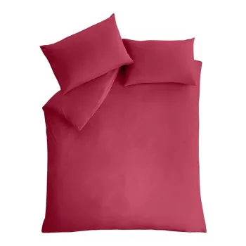 Lenjerie de pat roz-inchis pentru pat dublu/extinsa 260x220 cm So Soft Non-Iron - Catherine Lansfield imagine