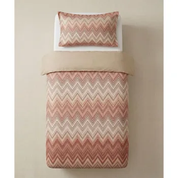 Lenjerie de pat teracota pentru pat de o persoana 200x140 cm Margot - Mijolnir imagine