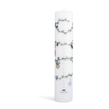 Lumanare cu model de Craciun Hammershoi Christmas - Kahler Design imagine