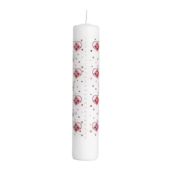 Lumanare timp de ardere 56 h cu model de Craciun Guirlande - Kahler Design imagine