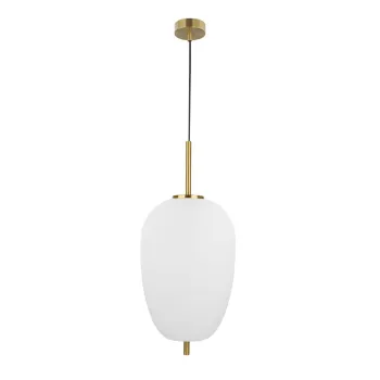 Lustra alba/alamie din sticla o 27 cm Lato - Nova Luce imagine
