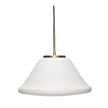 Lustra alba cu intensitate reglabila o 40 cm Muse - Hubsch imagine