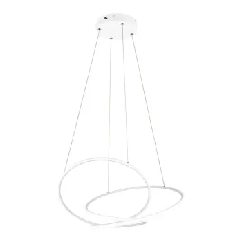 Lustra alba LED cu intensitate reglabila Darvin - Trio imagine