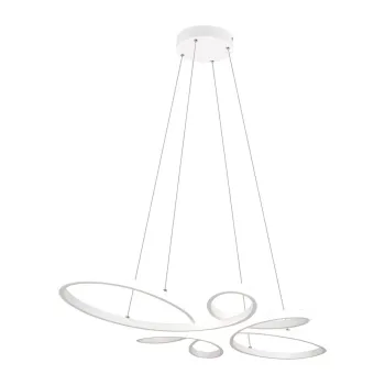 Lustra alba LED Fly - Trio imagine