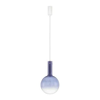Lustra albastra LED cu intensitate reglabila din sticla o 25 cm Nostos - Nova Luce imagine