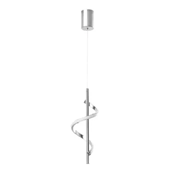 Lustra argintie LED o 16 cm Likma - Opviq lights imagine