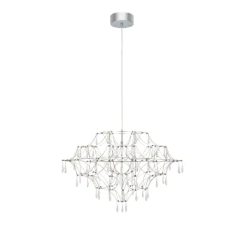 Lustra argintie LED o 80 cm Efesos - Markslojd imagine