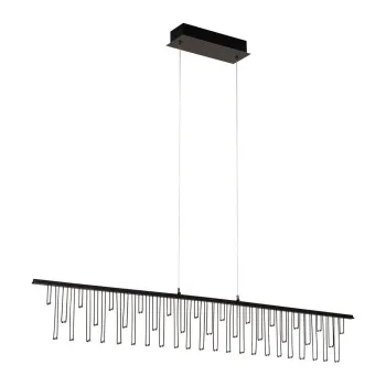 Lustra argintiu-lucios LED cu intensitate reglabila din aluminiu Stellar - Nova Luce imagine
