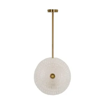 Lustra aurie cu abajur din sticla Glass - Mauro Ferretti imagine