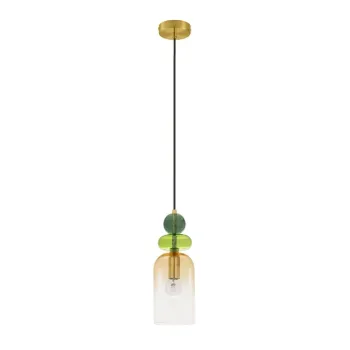 Lustra aurie din sticla o 11 cm Murano - Nova Luce imagine